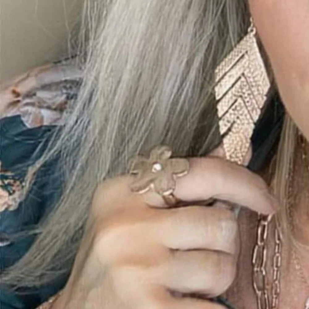 Petals Rose Gold Ring Size 6